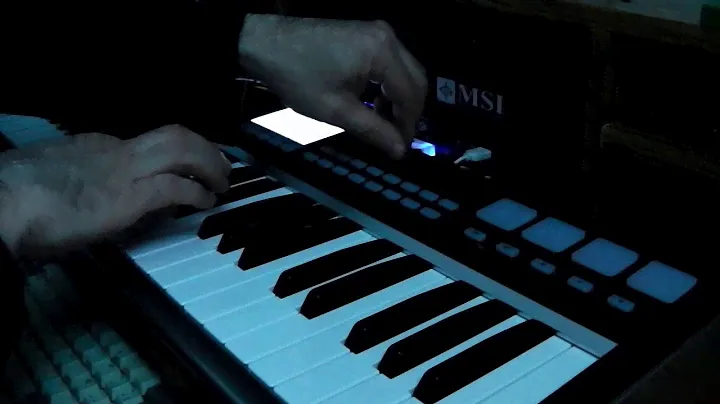 Ambient electronic music with Samson Graphite 49 USB controller Cakewalk VStudio20 Superteclados.com