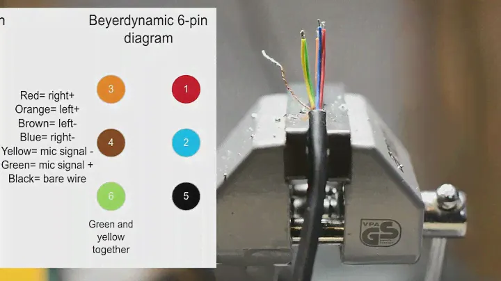 How to make a Beyerydynamic K109.38 5-Pin XLR cable For DT 108/109 headsets