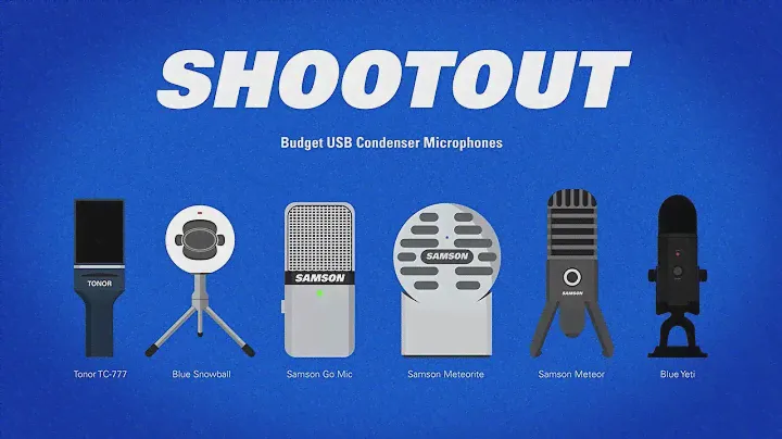 🔫Mic Shootout: Tonor TC-777 vs. Blue Snowball vs. Samson Go Mic vs. Meteorite vs. Meteor vs. Yeti!