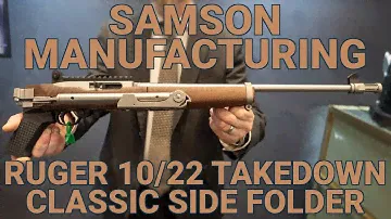 New Ruger 10/22 Takedown Side Folding Stock by Samson Manufacuring at SHOT Show 2024