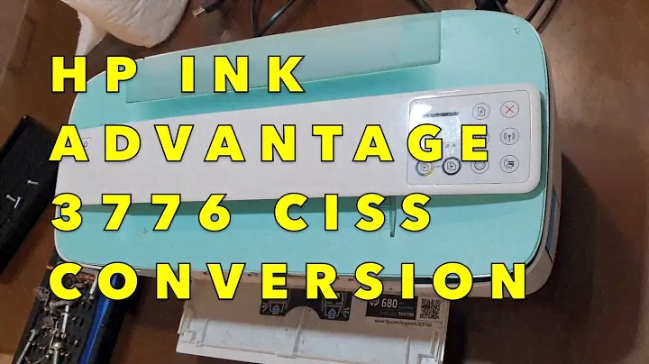 HP INK ADVANTAGE 3776 CISS CONVERSION / PAANO ICONVERT ANG INK ADVANTAGE 3776 SA CISS