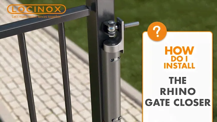 Rhino Hydraulic Gate Closer - Locinox Installation Video