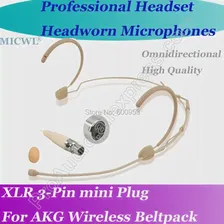 MICWL Новый Дизайн Беспроводной Гарнитуры Микрофон для AKG Samson Gemini Удобный Головной микрофон со Всенаправленностью