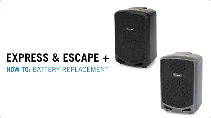 How To: Samson Expedition Escape+ and Express+ Battery Replacement
