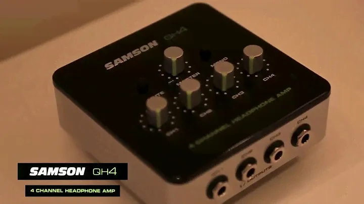 SAMSON QH4  4-Channel Headphone Amplifier