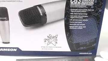 [Review]Samson C03 Dual-Diaphragm Vocal Condenser Microphone With Case