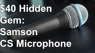 Hidden Gem for $40  - Samson CS Microphone