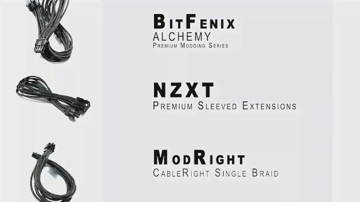 Sleeved PSU Cable Extension Roundup
