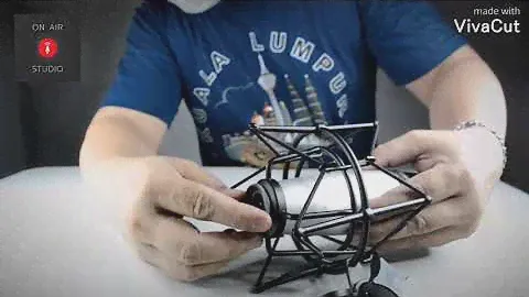 Как установить SPIDER SHOCKMOUNT на микрофон SAMSON