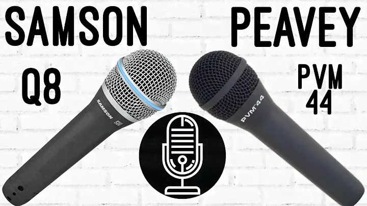 Samson Q8 | Peavey PVM 44 - Double Test / Review  |  Are They The Same Microphone?