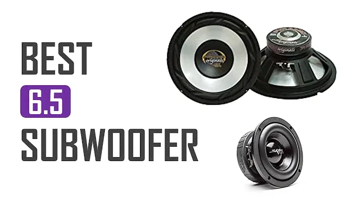 Top 5 Best 6.5 Subwoofer