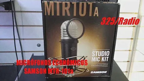 Microfono condenser economico (Samson MTR101a)
