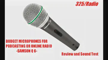 Budget microphones Samson Q6 review and sound test (english)