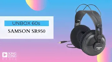 Unboxing 60s - Samson SR950 - Songlong Media