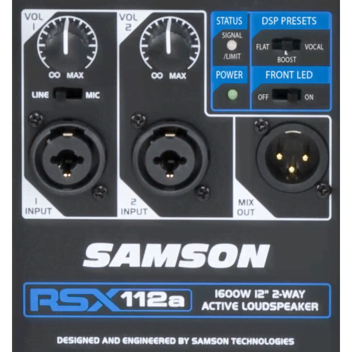 Samson RSX112A Активная акустическая система, 1600 Вт., 12 дюймов-3