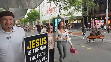 Pressing the flesh with people and sharing Jesus - 19102024