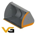 Ковш увеличенной емкости HD_TL 2,0м3 для Diechi SAMSON 75.10
