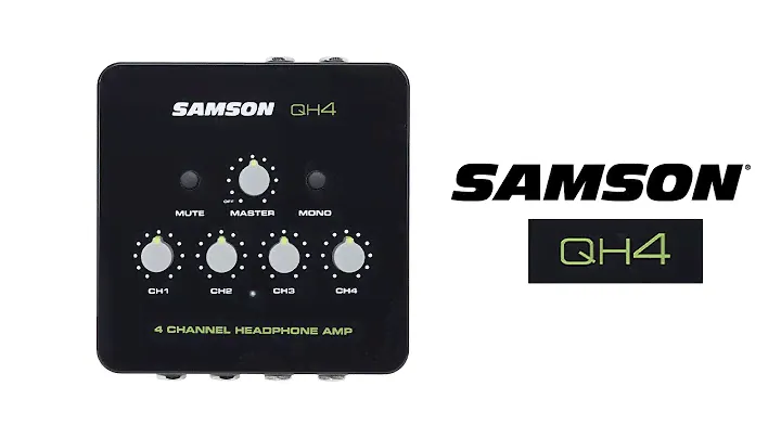 Amplificador de fones de 4 canais Samson QH4