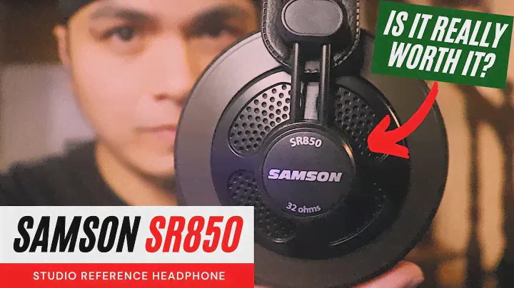 BEST Budget Headphones for Gaming, Home Recording & Mixing — SAMSON SR850 UNBOXING and FULL REVIEW