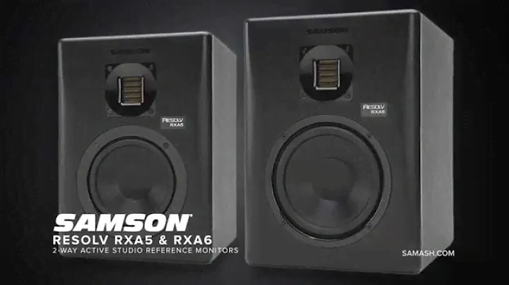 Samson Resolv RXA5 & RXA6 Studio Monitors | Quicklook