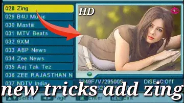how to add Zing channel on DD free Dish. Zing channel Kaise add Kare DD free Dish mein.zing channel.