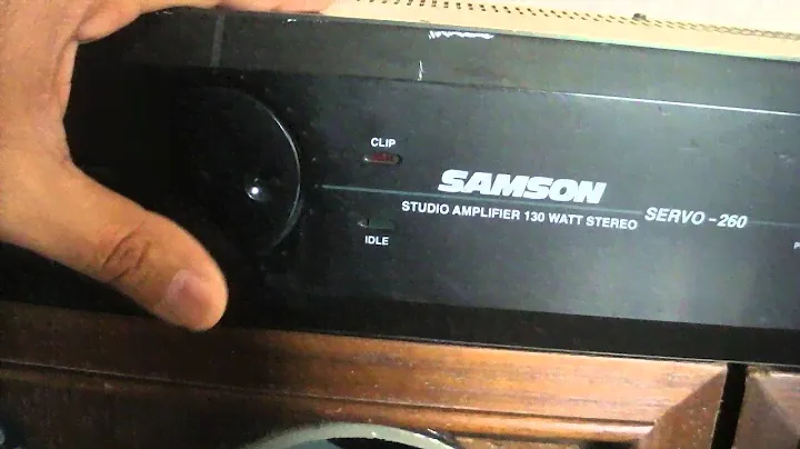 Samson Servo-260 Studio Power Amplifier / Sansui SP 2000
