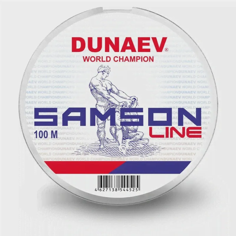 Леска Dunaev Samson 100м 6,0кг/0,26мм (Прозрачный)-0