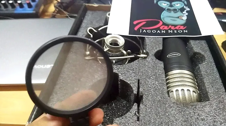Microphone kondensor samson MTR101 Studio mic kit (with pop filter and shockmount) #mic #microphone