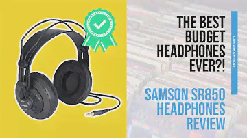 The Budget Headphone King! | Samson SR850 Review