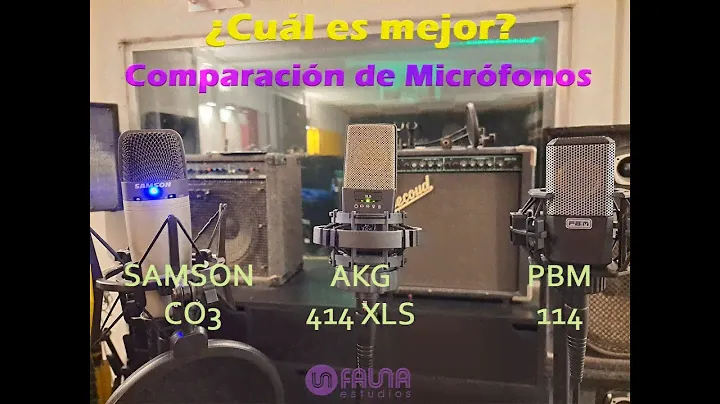 Comparación de micrófonos Condenser - Samson C03/ PBM 114 / AKG 414 XLS