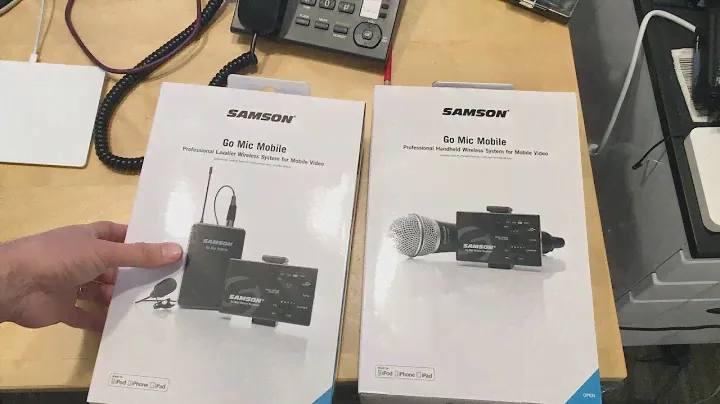 Unboxing: Samson Go Mic Lavalier and Handheld Wireless Mic System