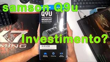 Samson Q9U, Comprei, Testei e Comparei com Shure Sm7b - "COMO SE FAZ"