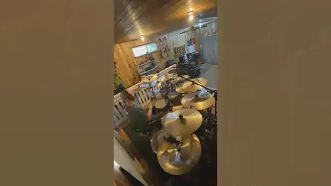 Great Drum Room Sound. Samson VR88 Ribbon Mic. EHX Cathedral. Radial EXTC