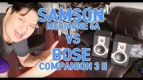 Samson MediaOne 5a против Bose Companion 3 II