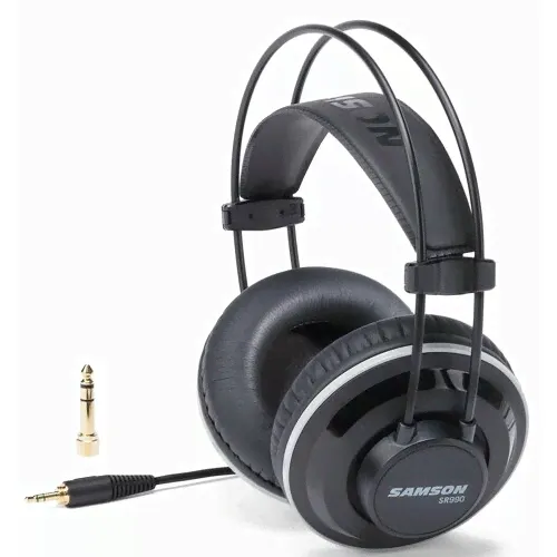 Samson SR990 Закрытые студийные складные наушники черный-0