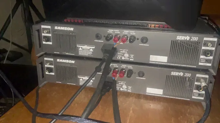 Test 2 X Samson Servo 200 (Power Amplifier)