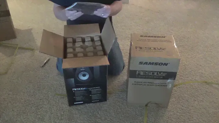 UNBOXING | Samson RESOLVse Active Studio Monitors | SAM ASH Shout-Out | Play Guitar