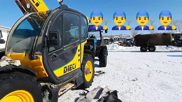 Ремонт DIECI 38.10. Ремонт телескопического погрузчика.