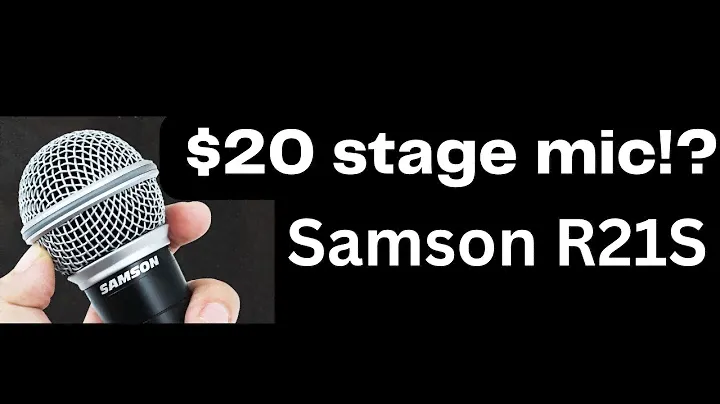 $20 XLR Dynamic Mic - Samson R21S Demo / Sound Test
