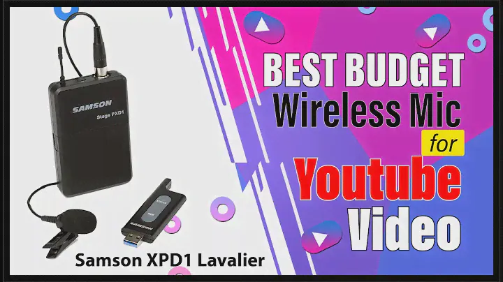 Best Budget Wireless Mic for Youtube Video - Samson XPD1 Lavalier