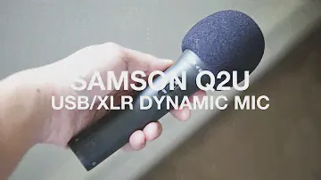 Samson Q2U USB/XLR Mic for Podcasts and Telework // Unboxing