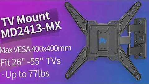 How to Install Mounting Dream Full Motion TV Mount MD2413-MX