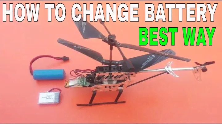 How To Change Battery Of RC Helicopter | RC Helicopter Battery Change | helicopter battery replace