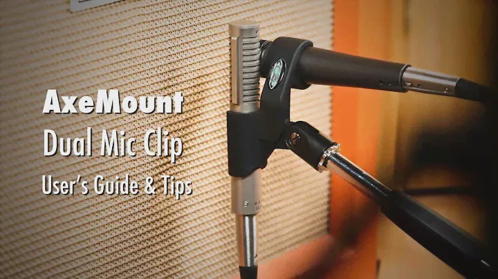 AxeMount Dual Microphone Clip for R-121 & SM57