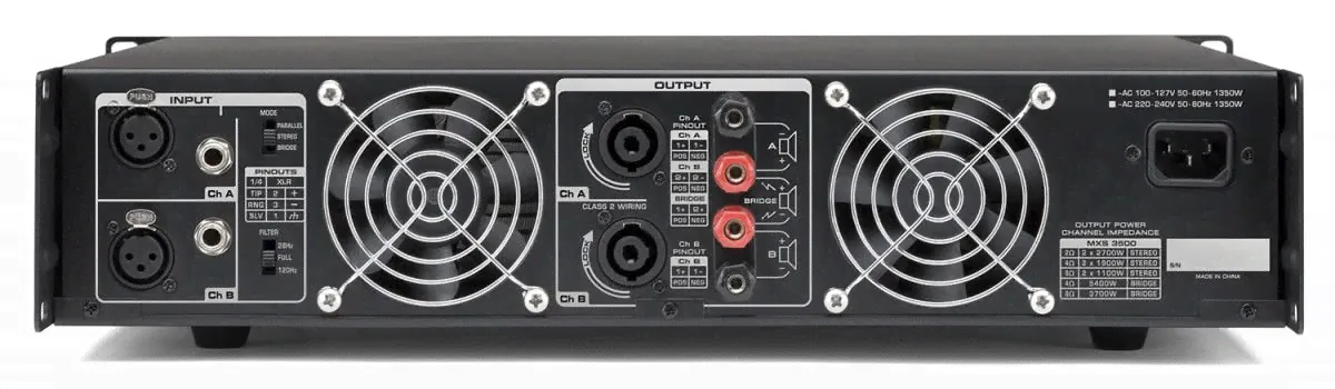 Samson MXS 3500 усилитель мощности 2x1720 Вт /4 ом-1