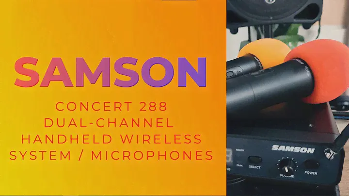 Samson Concert 288 Dual Channel Handheld Wireless System / Microphones Unboxing Only