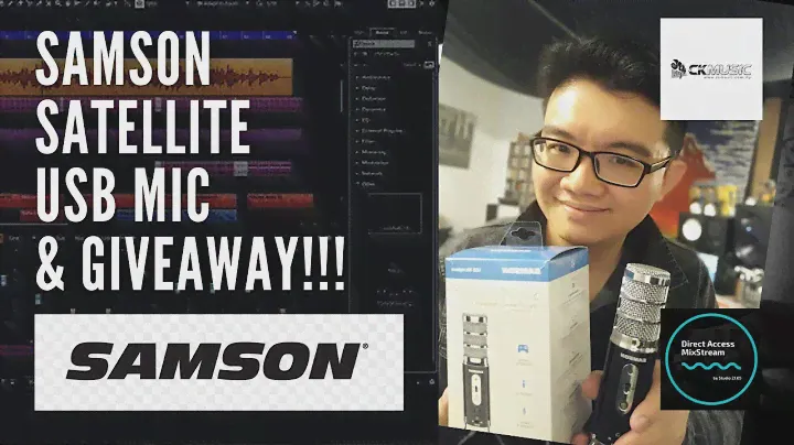 Unboxing Samson Satellite USB/iOS Broadcast Microphone + Giveaway