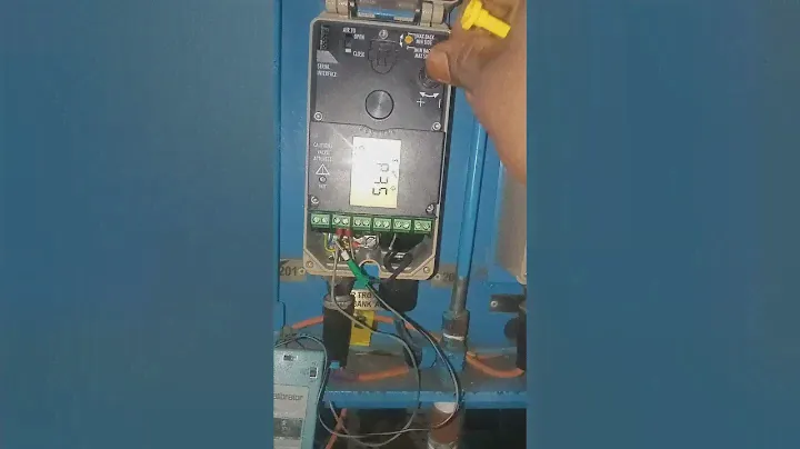 Samson positoner parameters setting,  3.- yes, 4..90', 36..- Std then go to INSt. one time press.