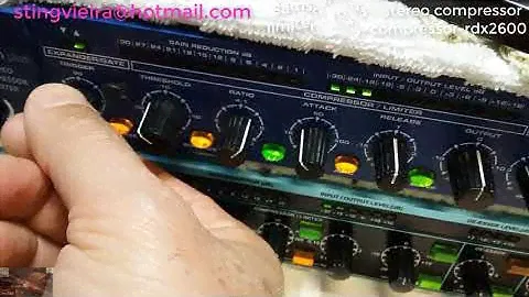 S. com plus stereo compressor Limiter - Samson - roxy compressor- rdx2600