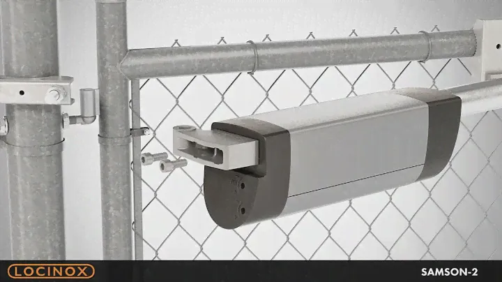 Locinox - Samson-2 Gate Closer Chainlink Installation Movie